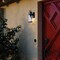 Vaxcel Winfield 5.75-in. 1 Light Black Motion Sensor Dusk to Dawn Outdoor Wall Lantern Clear Glass T0737 - alternate 4